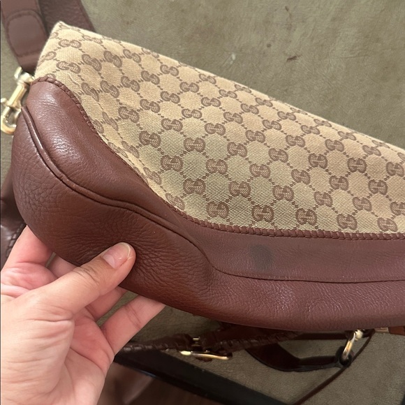 Fall🍂Gucci Jackie Hobo Two Way Tassel bag Gucci shoulder Bag Gg canvas tote - Picture 8 of 17